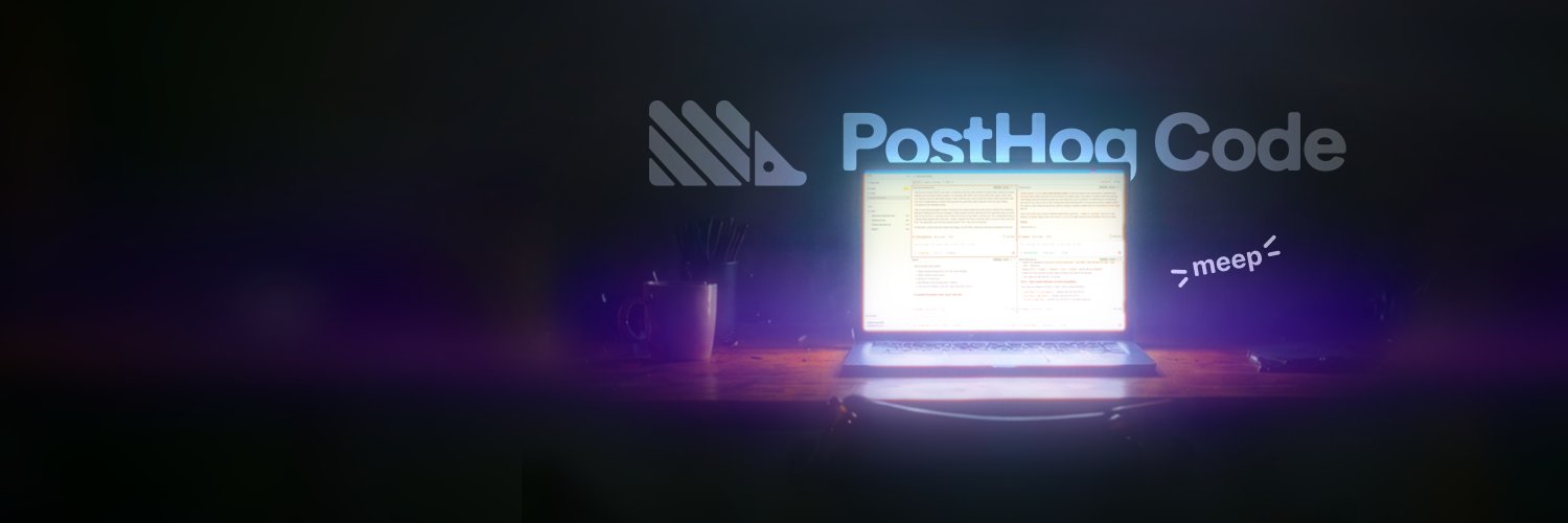 PostHog's banner