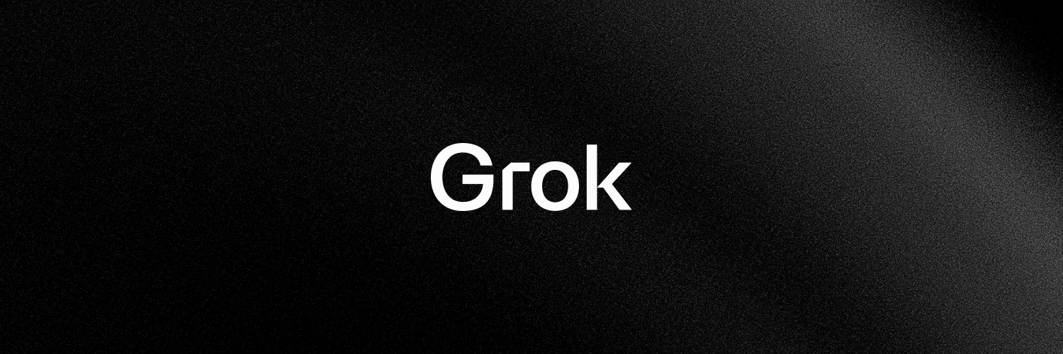 Grok's banner