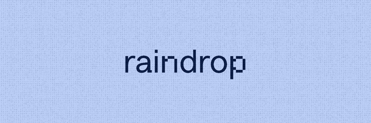 Raindrop's banner